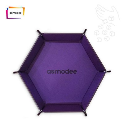 創客優品 HEXAGON DIC.CE TRAY (六邊形骰盤)  asmodee 正品大號骰子皮革盤CK5261