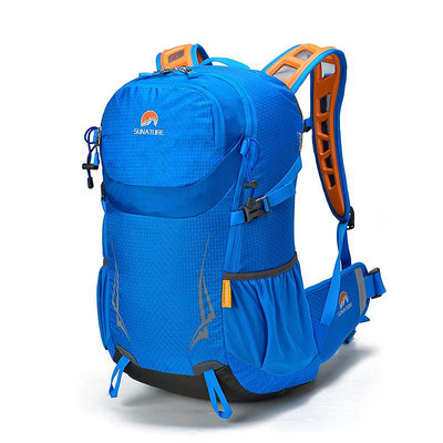 戶外徒步旅行雙肩包 35L大容量男女徒步登山包 長途旅游行李包