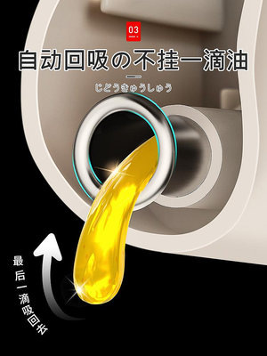 日本廚房醬油醋調料瓶套裝油壺玻璃防漏油罐重力油瓶自動開合家用