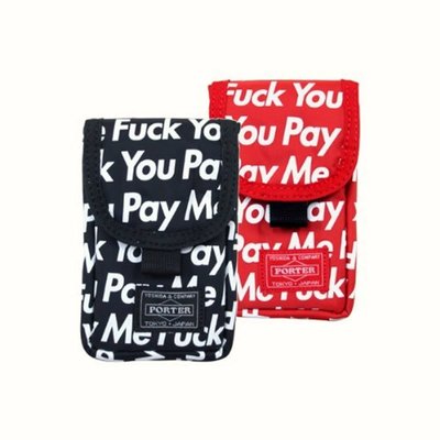 Supreme x Porter ‘F*ck You Pay Me’ iPad & iPhone Cases 黑色