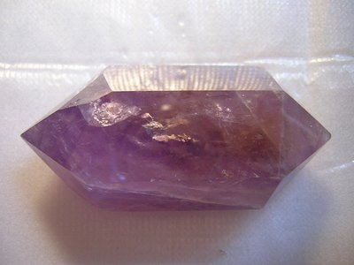 【尋寶坊】高檔紫黃水晶雙尖水晶柱(雙尖紫黃晶柱)~長61.5mm《低起標.無底價》~