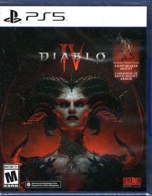 PS5遊戲 暗黑破壞神 4 Diablo IV 中文版【板橋魔力】
