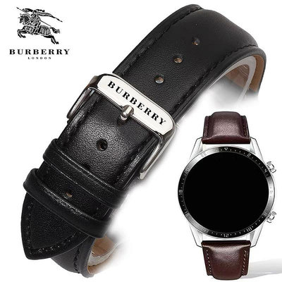 巴寶莉BURBERRY牛皮手錶帶博柏利男女BU1938原裝真皮錶鍊配件20mm