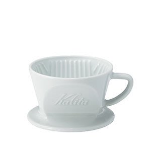 南美龐老爹咖啡 Kalita HASAMI 波佐見焼 HA102 陶瓷濾杯 1~4人份 3孔 日本製 白色 天草瓷石
