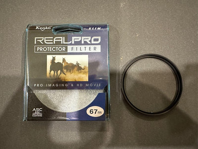 Kenko 67mm REALPRO PROTECTOR 防潑水多層鍍膜保護鏡(公司貨) 9成新