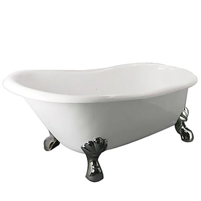 I-HOME 台製 浴缸 A1型銀腳(160cm) 獨立浴缸 壓克力缸 空缸 泡澡保溫 浴缸龍頭需另購