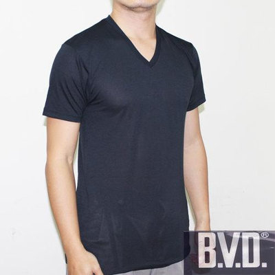 【BVD】時尚型男涼感V領短袖上衣1件組