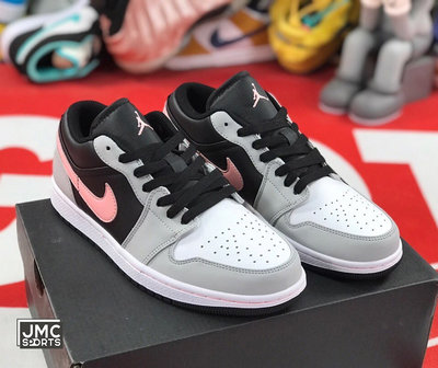 Nike Air Jordan 1 Low Black Grey Pink 灰黑粉 553558-062