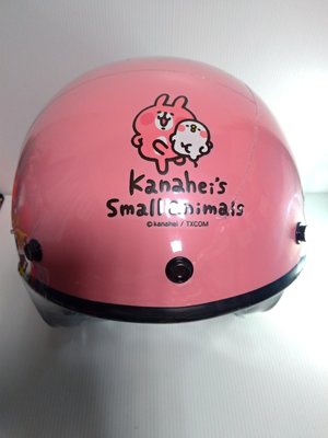 全新 新款 卡娜赫拉 小動物 兔兔 P助 粉紅 3/4 半罩 機車 安全帽 正版授權 現貨