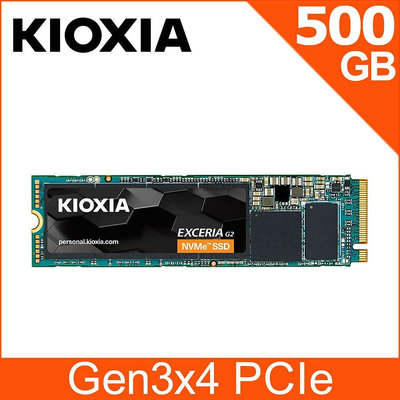 ~協明~ KIOXIA Exceria G2 SSD M.2 2280 PCIe NVMe 500G 1TB Gen3x4