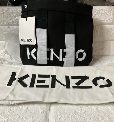 【就是愛買正品】黑色【現貨】 新款  KENZO tiger bumbag 虎頭 水桶包 郵差包 手提包 肩背包 斜背包
