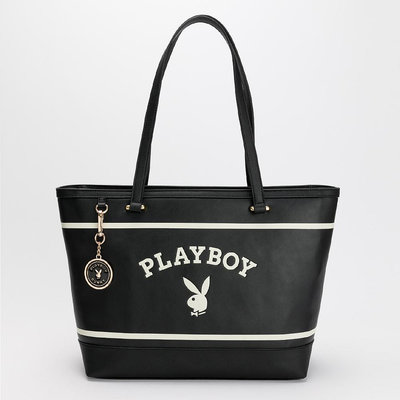 PLAYBOY 包包【永和維娜】肩背包 托特包 Emblem系列 黑色 532-5702-09-6