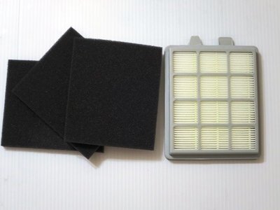 伊萊克斯精靈二代用 伊萊克斯 Electrolux Z1860 Z-1860 吸塵器HEPA濾網一個+黑濾棉3片