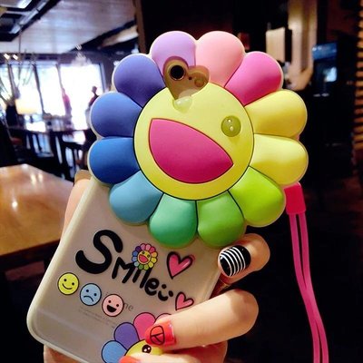 韓國smile笑一個超可愛花朵太陽蘋果手機殼/iPhone6/6s/plus都有哦