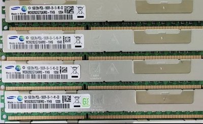 三星16G 2RX4 PC3L-10600R伺服器記憶體DDR3 1333 REG 窄板 VLP 半U