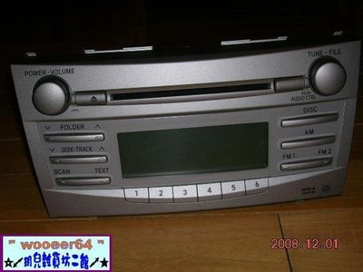 TOYOTA / 豐田 全新 CAMRY、ALTIS 、RAV4 原廠前置單片 MP3 原廠主機
