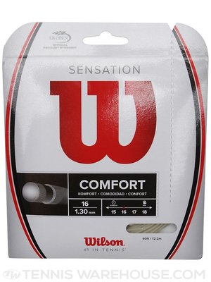 【威盛國際】WILSON 網球線 Sensation 16 經典款半羊腸