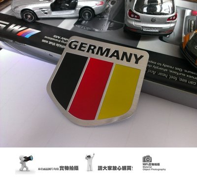 德國旗 盾型金屬標 BMW 520i X5 X6 BENZ C200 C180 CGI E200 E250 E350