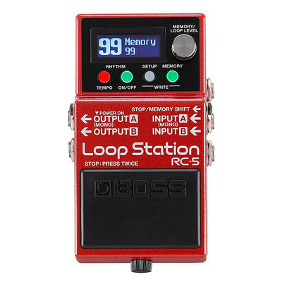 眾信優品 【新品樂器】現貨 BOSS RC-5 rc5 樂句循環LOOP 錄音電吉他單塊效果器鍵盤貝司YQ3092