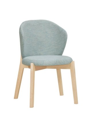 【DH】商品貨號G1061-2商品名稱《丹尼爾》55CM餐椅 (圖一)洗白色.布.實木.主要地區免運費