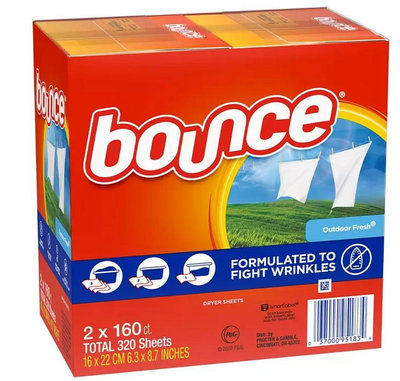 Costco好市多「線上」代購《Bounce烘衣柔軟去靜電紙160張X2入》#1006152