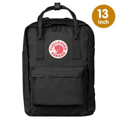 瑞典Fjallraven小狐狸Kanken Laptop 13吋電腦包 電腦空肯包 書包27171-550黑色Black