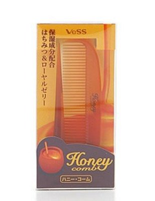 大賀屋 日本製 VeSS 蜂蜜摺疊梳子 蜂蜜洗髮梳 按摩梳 摺疊梳 直梳 梳子 尖尾梳 J00053249