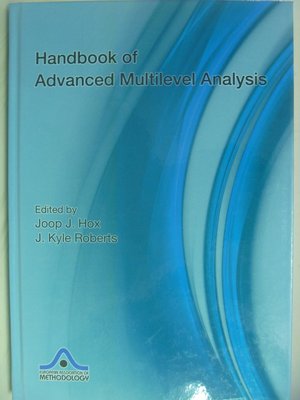 【月界二手書店】Handbook of Advanced Multilevel Analysis_Joop〖心理〗AGQ