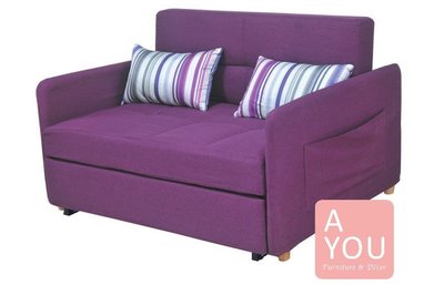 紫色沙發床二人座沙發 雙人沙發 (大台北免運費)促銷價9600元【阿玉的家2023】