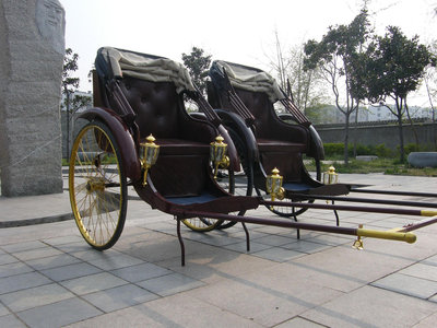 【現貨】仿古人力黃包車三輪復古老上海黃包車雙人婚慶可拉客觀光舞臺道具