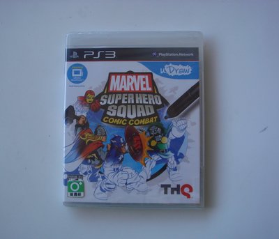 全新PS3 uDraw Q 版超級英雄大戰：漫畫大戰 英文版 uDraw Marvel Super Hero Squad