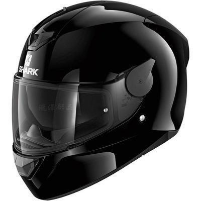 瀧澤部品 法國 SHARK D-SKWAL 2 全罩安全帽 素色 亮黑 內藏墨片 插扣 通勤機車重機 透氣舒適 內襯可拆