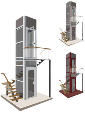 家用電梯別墅二三層四五層六層室內小型液壓簡易復式閣樓觀光電梯_有家精品店