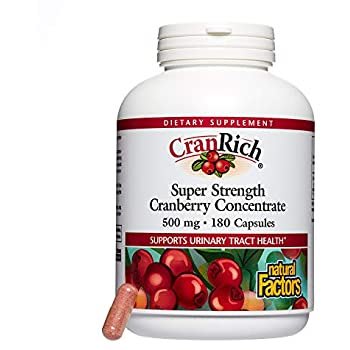 ✅大瓶180粒✅Natural Factors自然要素 蔓越莓强力濃縮膠囊 Cranberry CranRich台北面交
