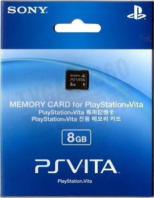 SONY PS Vita PSV PSVITA 8G記憶卡(8GB) 台灣原廠公司貨【台中恐龍電玩】