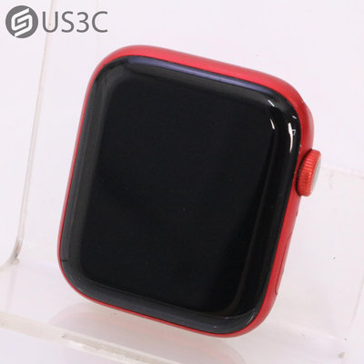 【US3C-高雄店】【一元起標】公司貨 Apple Watch 6 44mm GPS版 紅色 鋁合金錶殼 智慧手錶 蘋果手錶 SOS緊急服務 血氧濃度感測器