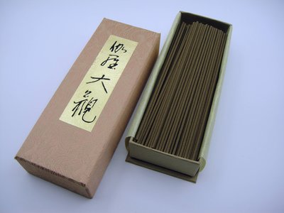 【啟秀齋】日本香堂 Nippon Kodo 高級線香系列 伽羅大觀 (短支精裝盒) 臥香