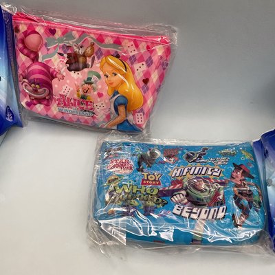 全新 Disney迪士尼 alice 愛麗絲 玩具總動員 防水小收納包 化妝包 萬用包 零錢包 卡片包 三眼怪