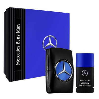 【Mercedes benz】王者之星 男性淡香水 禮盒組(淡香水100ML+體香膏75G)