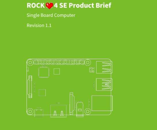 德源》現貨【獨家】ROCK 4B SE 4GB 開發板RK3399芯片，支援TypeC USB