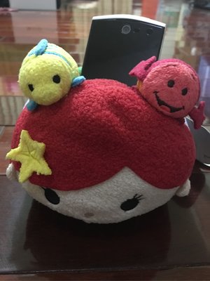 日本迪士尼限定小美人魚Tsum Tsum手機置物