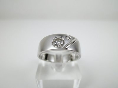 [卡貝拉精品交流] 30分天然鑽石戒指 男生鑽戒 中性戒 k金 0.3克拉 婚戒