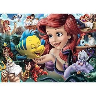 ❤️現貨❤️迪士尼 Disney 小美人魚 小比目魚 烏蘇拉 1000片 拼圖 桌遊