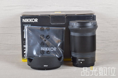 【品光數位】Nikon Z 20mm F1.8 S 定焦 #124379K