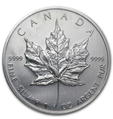 加拿大2003楓葉銀幣1盎司