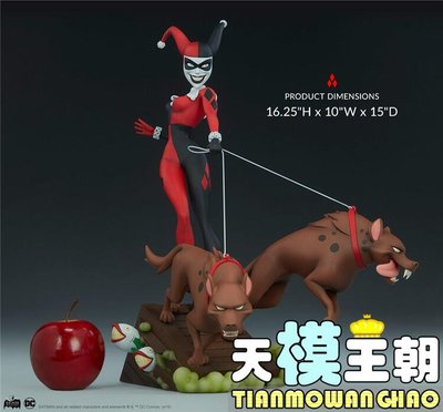 眾誠優品 ��Sideshow 200554 16.25寸 DC動畫版 哈莉 奎恩小丑女 雕像ZC2834