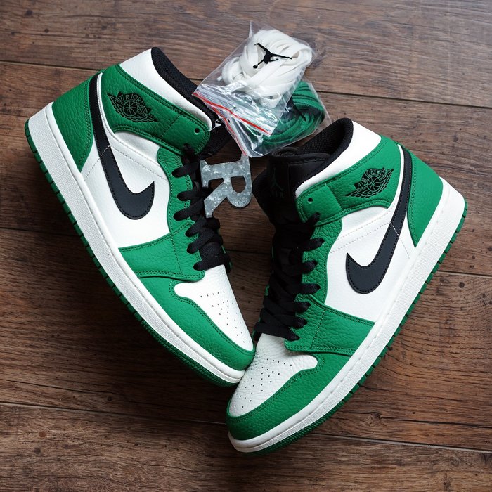 aj 1 mid pine green