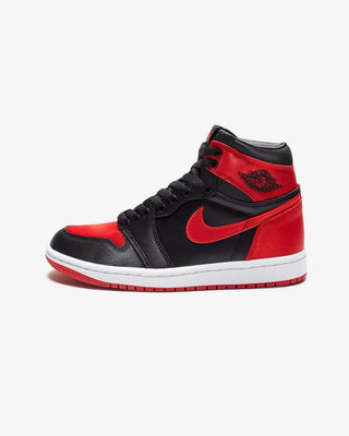 NIKE WMNS AIR JORDAN 1 AJ 1 RETRO HI OG 黑紅絲質感 FD4810-061