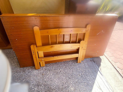 木製 單人床 床架 (編號單K號)~限台中自取不寄送