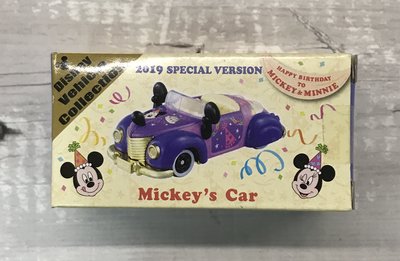 《HT》純日貨TOMICA 多美小汽車2019 Disney Resort 東京迪士尼樂園限定 米奇敞篷跑車